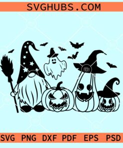 Halloween Gnome Svg