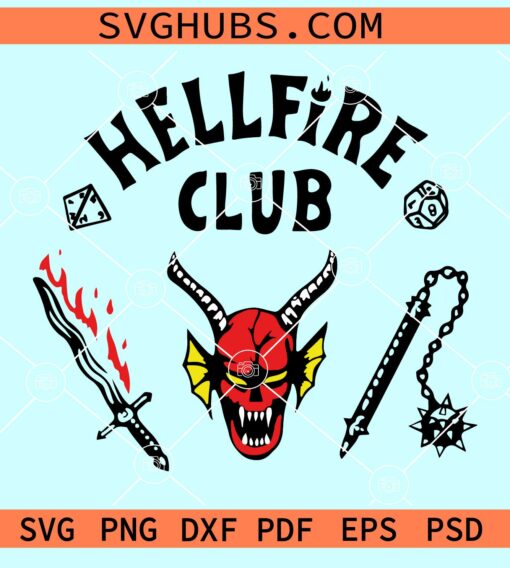 Hellfire Club Stranger Things SVG, Hellfire Club Svg, Stranger Things Svg