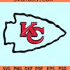 Kansas City Chiefs Arrowhead Svg