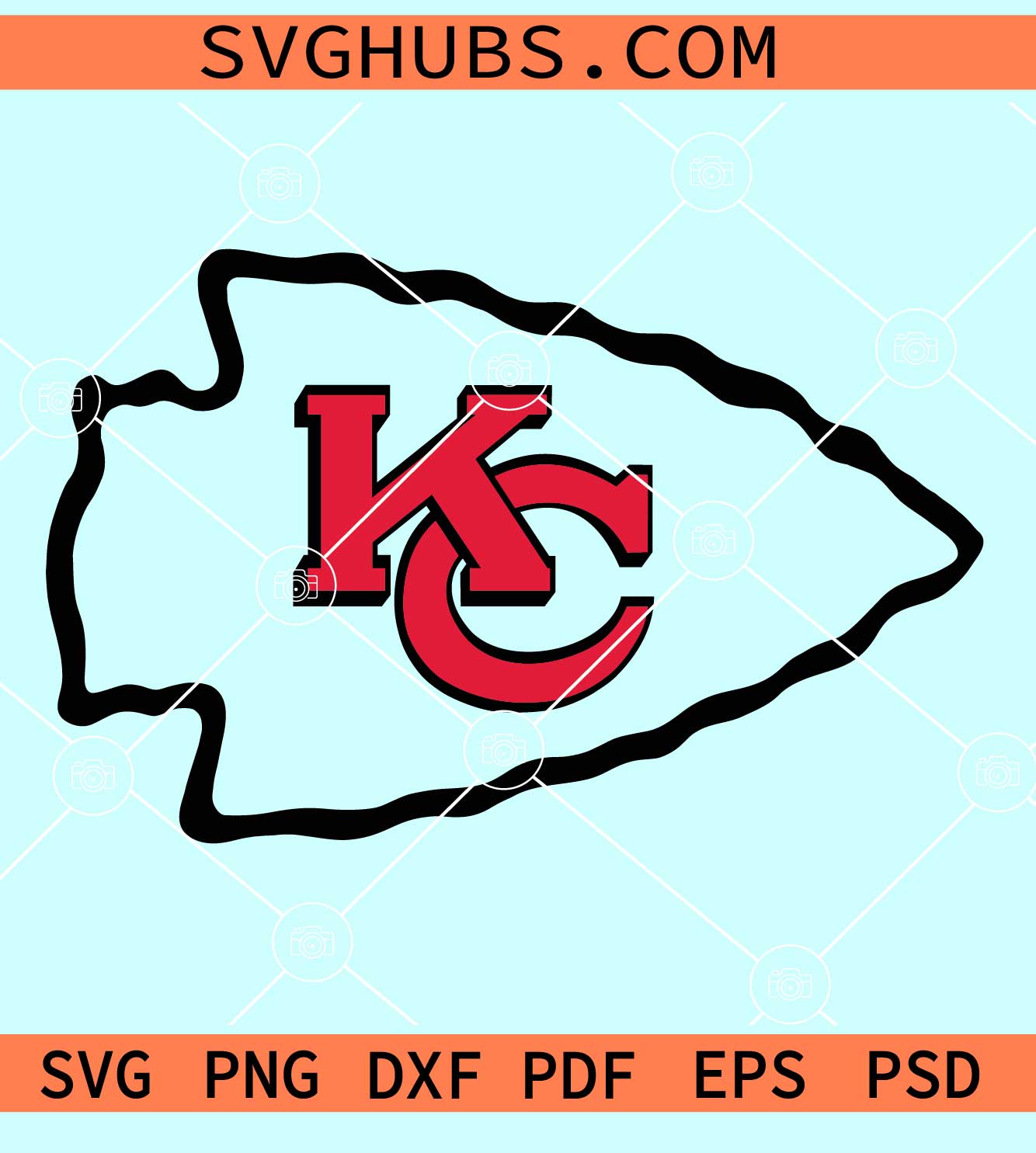 Kansas City Chiefs Arrowhead Svg