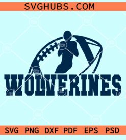 Michigan Wolverines SVG, Football Team svg, NCAA svg, Go Wolverines svg