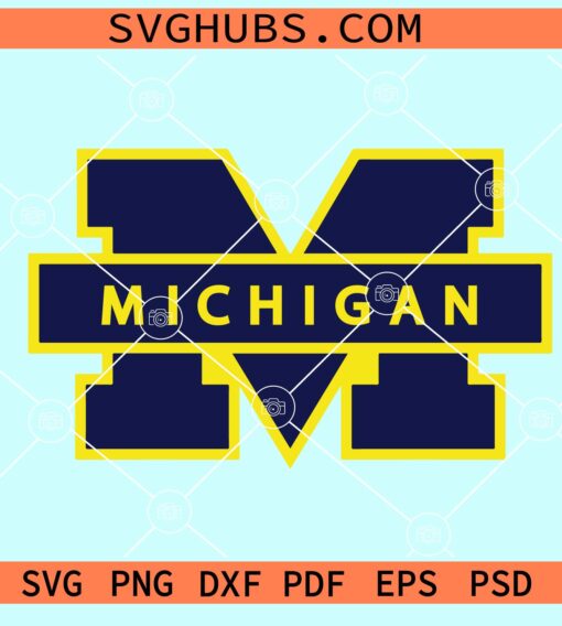 Michigan Wolverines logo SVG, Wolverines logo SVG, Go Wolverines svg, University of Michigan football svg