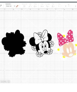 Mickey mouse layered SVG