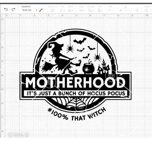 Motherhood Witch SVG