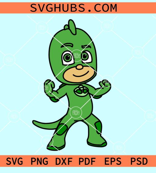 PJ Mask Gekko Svg, Gekko Pj Masks svg, Gekko Disney Svg, Gekko Superhero svg