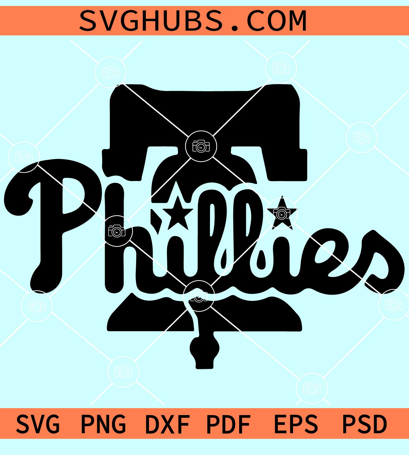 Phillies Bell SVG, MLB Logo Philadelphia Phillies svg, Phillies SVG