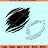 Ripped Shirt SVG, Torn shirt svg, Ripped png, Scratches svg, Claw mark svg
