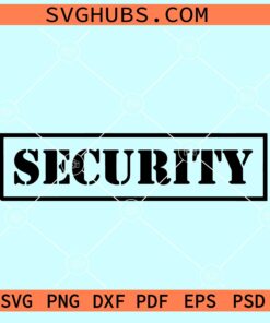 Security text word SVG