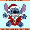 Stitch with Santa hat SVG, Stitch svg, Stitch Santa svg, Lilo and stitch svg, Disney Christmas svg