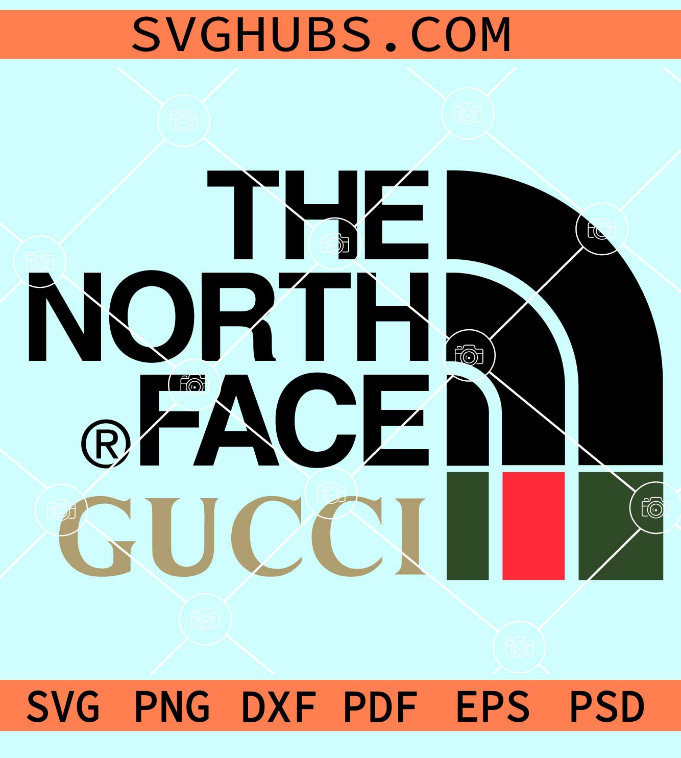 the north face gucci logo