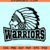 Warrior head dress svg