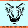 Witch face SVG