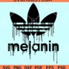 Adidas Melanin dripping SVG, Adidas Melanin SVG, Adidas Drip Logo svg, Melanin SVG