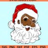 Black Santa Claus SVG