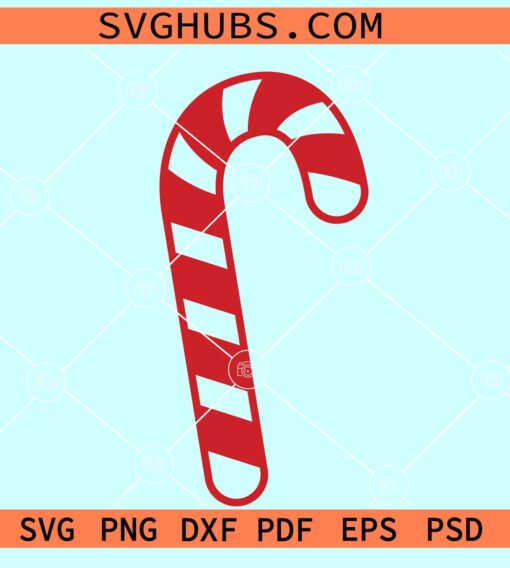 Candy Cane Bow SVG, Candy cane svg, Christmas candy cane svg