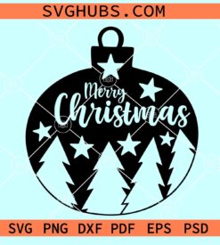 Christmas Ball SVG, Christmas Ornament SVG, Christmas Baubles Svg