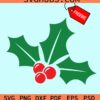 Holly berry svg free, Christmas Holly Berry SVG free, Christmas SVG free, Holly leaves SVG free