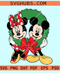 Mickey and Minnie Christmas svg, Disney Christmas svg, Disney SVG