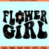 Flower girl wavy letters svg, Flower girl SVG, Wedding svg, Petal Patrol svg