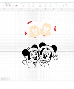 Mickey and Minnie Christmas SVG