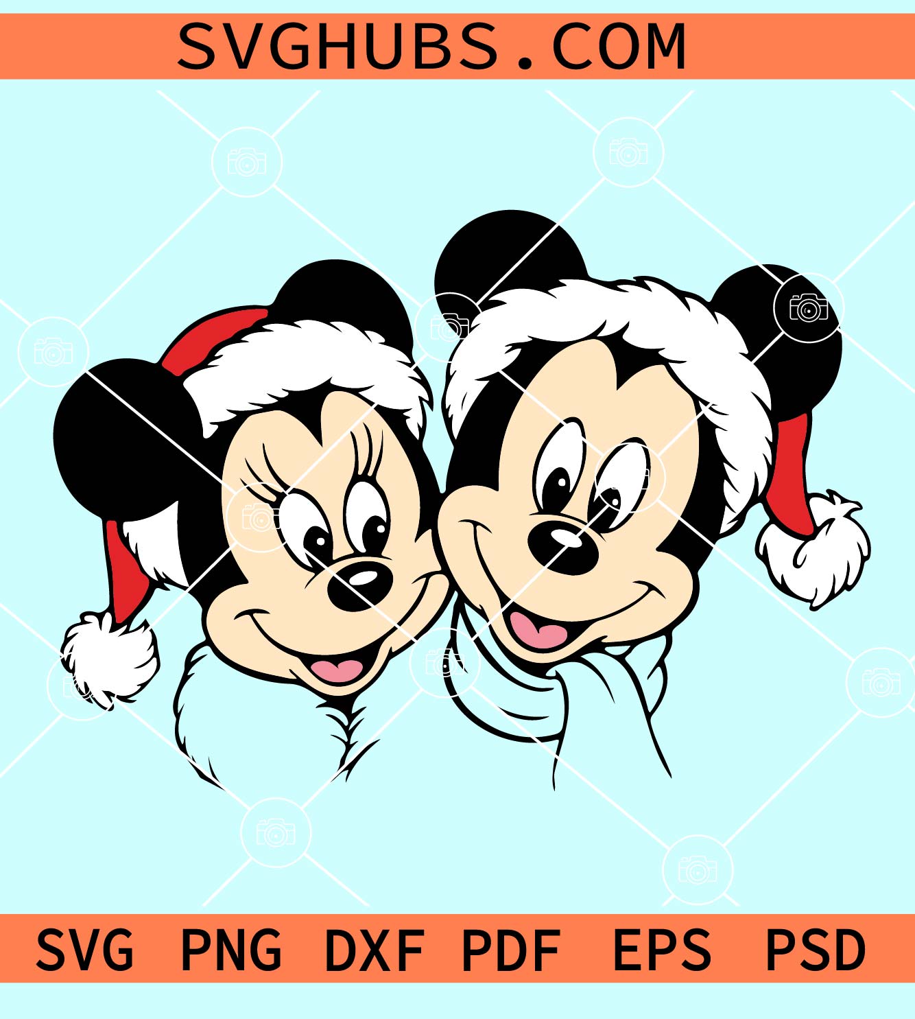Mickey and Minnie Christmas SVG, Disney Christmas svg, Merry Christmas SVG