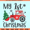 My 1st Christmas svg, Baby’s 1st Christmas svg, Christmas baby svg, Christmas onesie svg