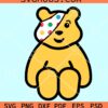 Pudsey Bear Svg, Children in need svg, BBC children I need svg, BBC bear logo svg