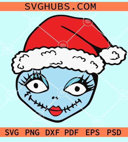 Sally Merry Christmas SVG, Sally Santa svg, The Nightmare Before Christmas SVG