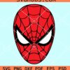 Spiderman Head Svg, Spiderman layered svg, Spiderman coloring pages, Spiderman clipart