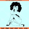 Thick Pin Up Woman svg, thick curvy woman svg, thick woman svg