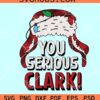 You serious Clark Christmas SVG, Merry Christmas Svg, Winter Hat Svg