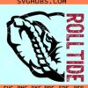 Alabama Roll Tide Elephant Football SVG, Role Tide PNG, Alabama Roll Tide png