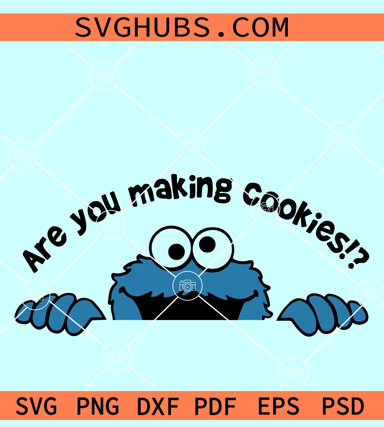 Cookie monster discount mixer decal