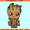 Baby Superhero SVG, Baby Groot SVG, Groot Marvel SVG, Marvel Superheroes SVG