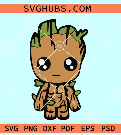 Baby Superhero SVG, Baby Groot SVG, Groot Marvel SVG, Marvel Superheroes SVG