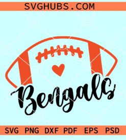 Bengals Football SVG, Cincinnati Bengals SVG, Bengals SVG