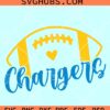 Chargers Football SVG, Los Angeles Chargers SVG, NFL Los Angeles Chargers SVG