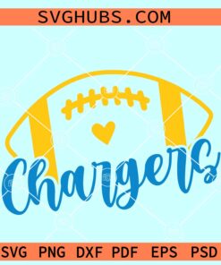 Chargers Football SVG, Los Angeles Chargers SVG, NFL Los Angeles Chargers SVG