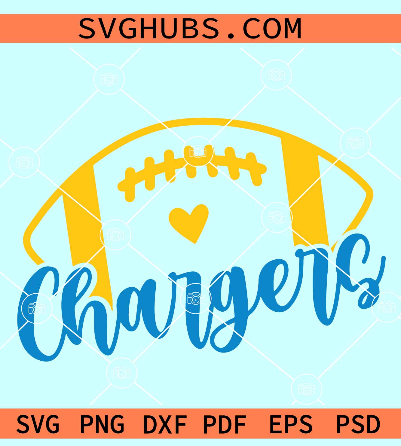 Chargers Football SVG, Los Angeles Chargers SVG, NFL Los Angeles