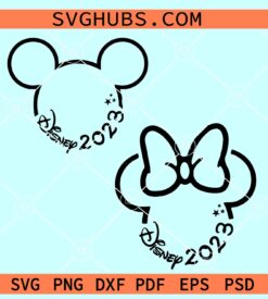Disney Family Trip 2023 Svg, Disney family vacation 2023 svg, Family trip 2023 svg
