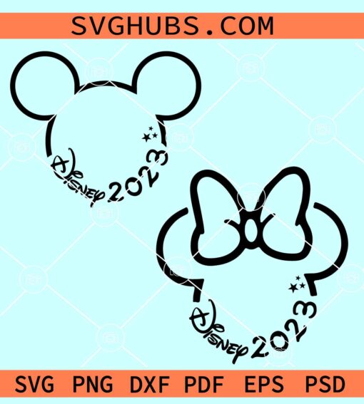 Disney Family Trip 2023 Svg, Disney family vacation 2023 svg, Family trip 2023 svg