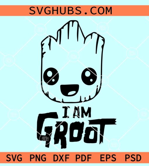 I am Groot svg, Groot svg, guardians of the galaxy svg, Groot vector