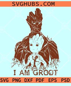 I Am Groot SVG, Groot SVG, Groot svg files for cricut, Marvel Movie Character SVG