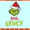 Little Grinch Svg, Baby Christmas Svg, Christmas Grinch svg