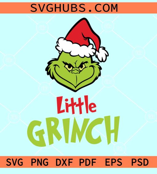 Little Grinch Svg, Baby Christmas Svg, Christmas Grinch svg