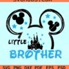 Mickey Little Brother Svg, Little brother SVG, Little Brother Mickey Ears SVG