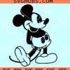 Mickey Mouse Vintage SVG, retro Disney mickey svg, Mickey Mouse svg