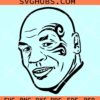 Mike Tyson SVG, Boxing svg, Mike Tyson tattoo svg, Heavy Weight Boxing svg