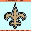 New Orleans Saints Fleur Svg, Saints Fleur Svg, Saints Fleur png, NFL New Orleans Saints SVG