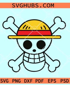 One Piece Straw Hat Pirates SVG, One Piece Logo SVG, One Piece SVG